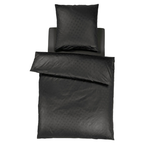 Joop! Sada povlečení CORNFLOWER 70 x 90 cm a 155 x 220 cm, černá