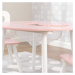 Kidkraft Set stůl a 2 židle růžovobílý