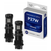 Led Žárovky P27W 3156 T25 Oranžové Propichující Červené Stínidlo Usa