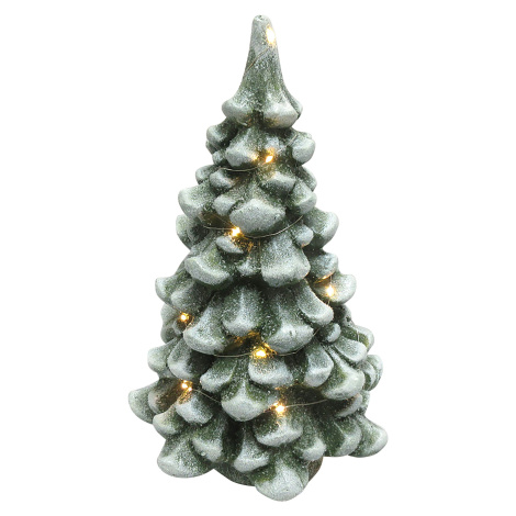 Mondex LED vánoční světelná dekorace stromek SANTA LILA 43 cm zelená