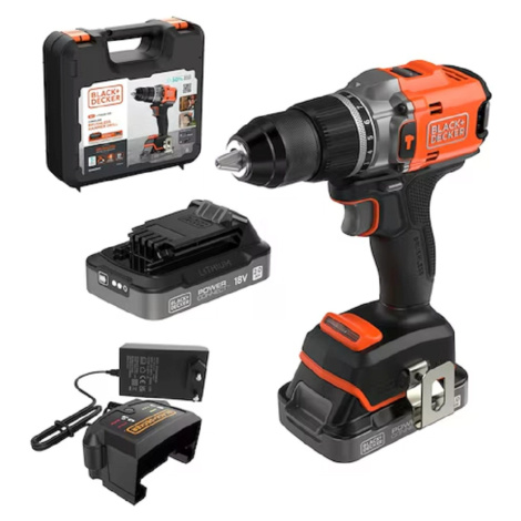 Black+Decker Aku příklepová vrtačka BLD683D2XK-QW (2x2,0Ah) Black + Decker