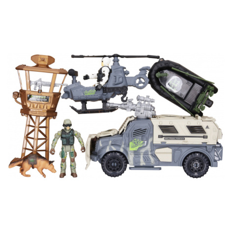 Vojenský set s figurkami a efekty 25 cm Wiky
