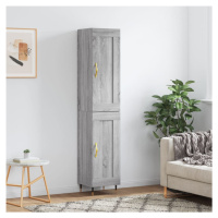 vidaXL Skříň highboard šedá sonoma 34,5 x 34 x 180 cm kompozitní dřevo