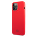 Lacoste Liquid Silicone Glossy Printing Logo Kryt pro iPhone 13 Pro Red