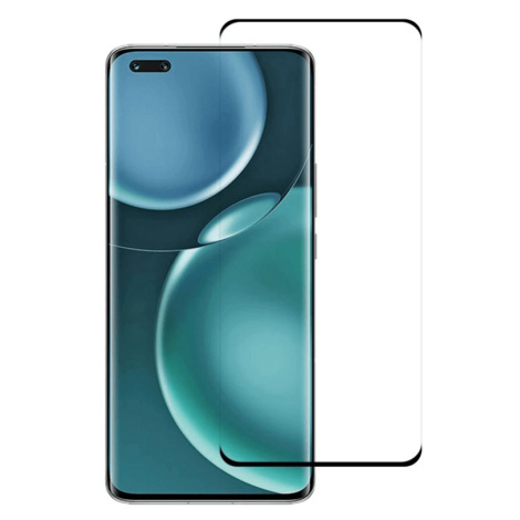 3x 3D zahnuté ochranné sklo pro Honor Magic5 Pro - černé - 2+1 zdarma