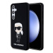 Karl Lagerfeld Liquid Silicone Ikonik NFT Zadní Kryt pro Samsung Galaxy S24+ Black