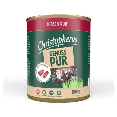 Christopherus Pur – jelení maso 12 × 800 g