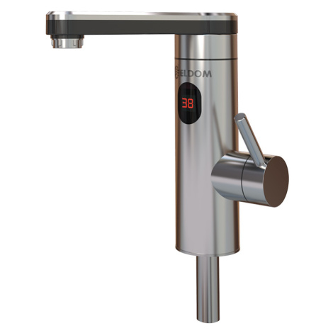 ELIZ E32 vodovodní baterie s integrovaným ohřevem vody 3,3kW a plochým otočným plastovým ramenem ELÍZ