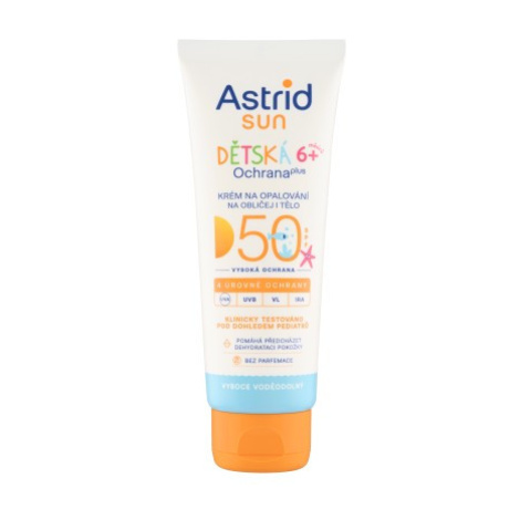 Astrid Sun Dětská ochrana plus krém na opalování na obličej i tělo SPF 50 75ml