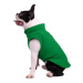 Fleece mikina pro psa s poutkem zelená