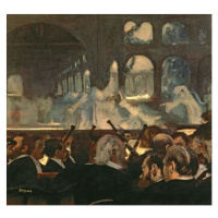 Obrazová reprodukce The ballet scene, Edgar Degas, 40x40 cm