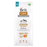 Brit Care Dog Grain-free s lososem Senior & Light 12 kg