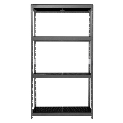 Kovový zásuvný regál Rivet Outdoor 180x100x38 cm – 4 police/80 kg BAUMAX