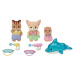 Sylvanian Families Zábava u bazénu Baby Trio