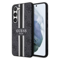 Kryt Guess Samsung Galaxy S23 black hardcase 4G Printed Stripe (GUHCS23SP4RPSK)