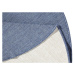 NORTHRUGS - Hanse Home koberce Kusový koberec Twin-Wendeteppiche 103100 blau creme kruh – na ven
