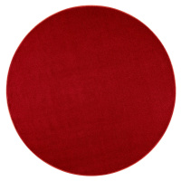 Hanse Home Collection koberce Kusový koberec Nasty 101151 Rot kruh Rozměry koberců: 133x133 (prů