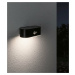 PAULMANN Solární LED venkovní nástěnné svítidlo Adya pohybové čidlo IP44 3000K černá