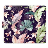 iSaprio flip pouzdro Flower Pattern 08 pro iPhone 5/5S/SE