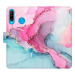 iSaprio flip pouzdro PinkBlue Marble pro Huawei P30 Lite