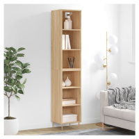 vidaXL Skříň highboard dub sonoma 34,5x32,5x180 cm kompozitní dřevo