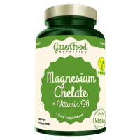 GREENFOOD NUTRITION Magnesium Chelate + Vitamin B6 90 kapslí