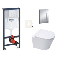 Závěsný wc set do lehkých stěn / předstěnová montáž Swiss Aqua Technologies Infinitio SIKOGRSIN1