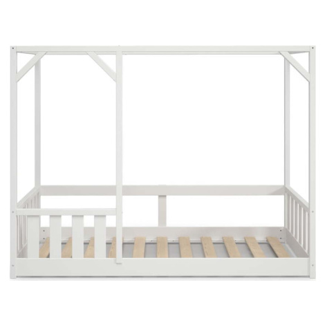 Bílá dětská postel Marckeric Hut, 90 x 200 cm