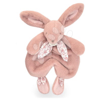 Plyšový zajíček k mazlení Bunny Comforter Pink Doudou et Compagnie v dárkovém balení růžový 29 c