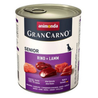 Grancarno konzerva pro psy Senior hovězí, jehněčí 800 g