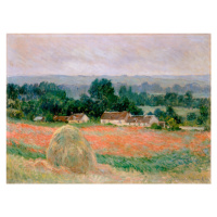 Obrazová reprodukce Haystack at Giverny, 1886, Claude Monet, 40 × 30 cm