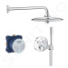 Grohe 34744000 - Sprchový set Perfect s podomítkovým termostatem, 3 proudy, chrom