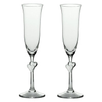 Trendy glass skleničky na šampaňské L´Amour transparentní 175 ml 2KS