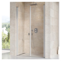 Ravak CHROME CSDL2 - 110 SATIN+TRANSPARENT, sprchové dveře otevírací dvoukřídlé (lítačky) 110 cm
