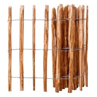 Laťkový plot lískové dřevo 90 × 500 cm