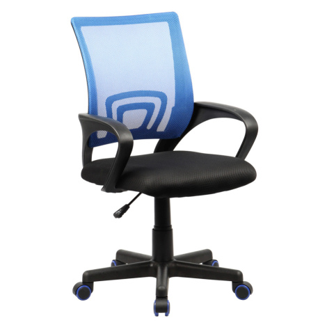 Otočná Židle Tinos Černo-Modrá Möbelix