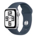 Apple Watch SE (2023) Cellular 40mm sportovní silikonový řemínek bouřkově modrý S/M