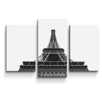 Sablio Obraz - 3-dílný Eiffel Tower 4 - 75x50 cm