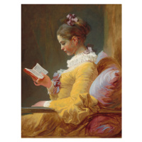 Obrazová reprodukce The Reader (Young Girl Reading) - Jean-Honoré Fragonard, (30 x 40 cm)