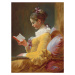 Obrazová reprodukce The Reader, Jean-Honor Fragonard, 30 × 40 cm