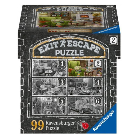 Ravensburger 16878 exit puzzle: obývací pokoj 99 dílků