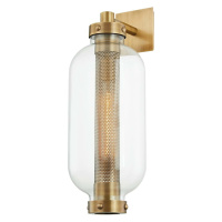 HUDSON VALLEY venkovní nástěnné svítidlo ATWATER mosaz/sklo mosaz/čirá E27 1x13W B7033-CE