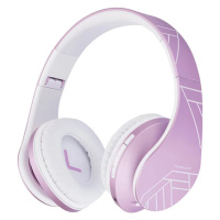 Sluchátka PowerLocus P2 Wireless Headphones for kids (pink-white)