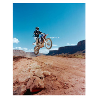 Fotografie Biker Jumping, Johannes Kroemer, 30 × 40 cm