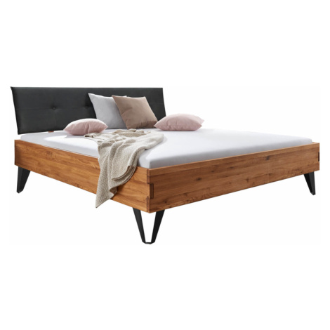 GK Dřevěná postel z dubového masivu LENA, 200x200 cm