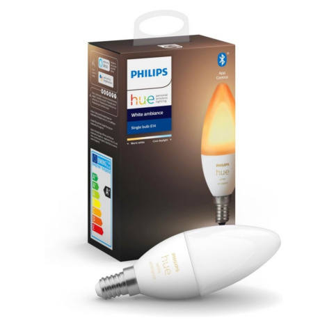 Philips LED Stmívatelná žárovka Philips Hue WHITE B39 E14/5,2W/230V 2200K - 6500K