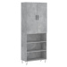 vidaXL Skříň highboard betonově šedá 69,5x34x180 cm kompozitní dřevo