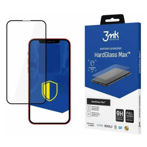 Ochranné sklo 3MK HardGlass Max iPhone 13/13 Pro black, FullScreen Glass (5903108435284)