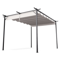 Blumfeldt Pantheon Robust, pergola, 3 x 4 m, s bočními roletami, práškově lakovaná ocel odolná v