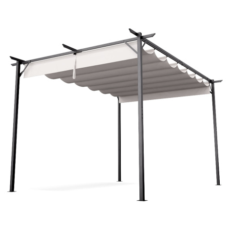 Blumfeldt Pantheon Robust, pergola, 3 x 4 m, s bočními roletami, práškově lakovaná ocel odolná v